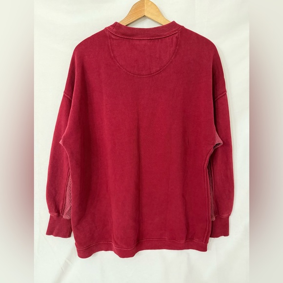 Aerie Getaway Sweatshirt Cherry 🍒 Tart Medium - Picture 3 of 6